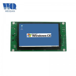 4,3 tuuman teollinen kosketusnäyttöinen LCD-moduulipaneeli PC Win Ce Mini Smart Industrial All-in-One-tietokone